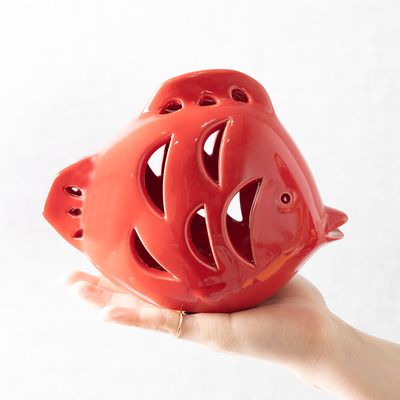 [1+1] 오브제 유리 소품 쁘띠 물고기 2컬러 인테리어