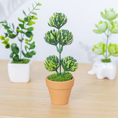 다육 조화 화분 녹색식물 그린 인테리어 set 17cm