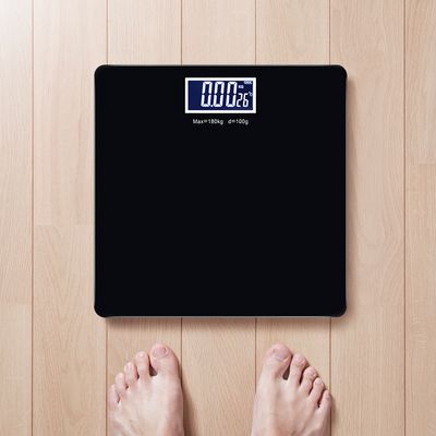 노바리빙 컬러 백라이트 사각 체중계 LCD