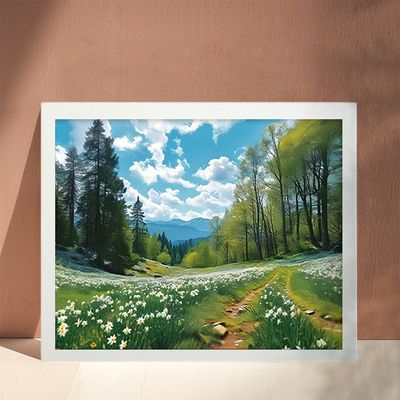 골피아 DIY 그림그리기 유화세트 40x50cm, 힐링산길