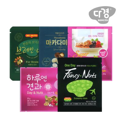 다경보너츠 하루견과 5종 50봉 골라담기