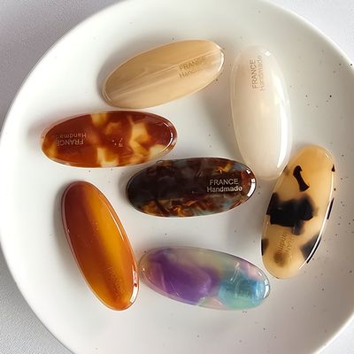 여성 헤어 악세 사리 아세테이트 쁘띠집게핀