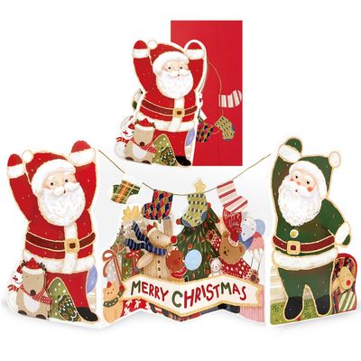 [FS41-2] 크리스마스 호두까기 인형 손들어 입체카드