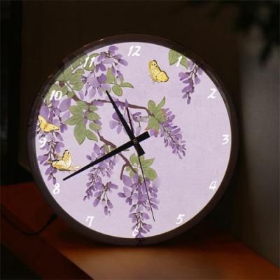 nj260-LED시계액자35R_보라빛아카시아