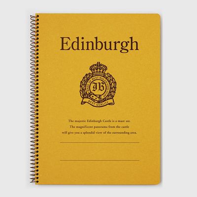 [쿄쿠토] 고급 만년필 필사 스프링 노트 에든버러 B5