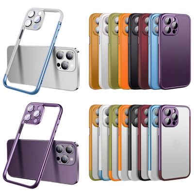 아이폰 14 13 12 카메라보호 메탈 테두리 범퍼 케이스