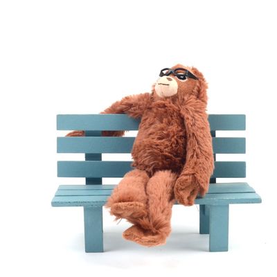 고릴라 원숭이 키링 (1개) 열쇠고리(WFGDSBH)