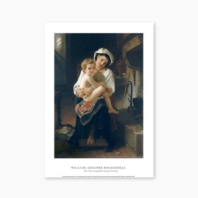 Young Mother Gazing At Her Child - 윌리암 부게로 002