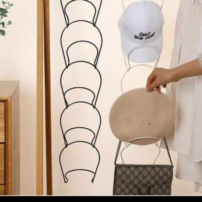 모자걸이 스카프 넥타이 모자보관용 도어행거