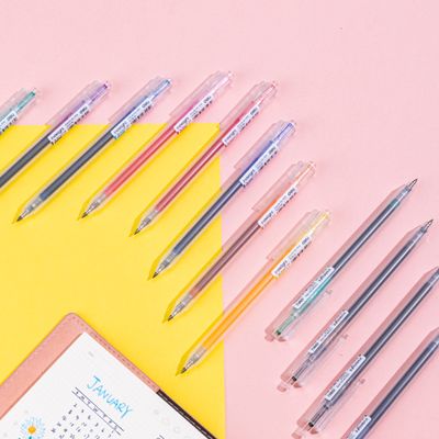델리 델라이트 중성 컬러 젤펜 잉크펜 12색 0.5mm