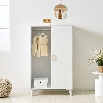 미니멀 도어 오픈 행거장 옷장 80cm P0000QDT