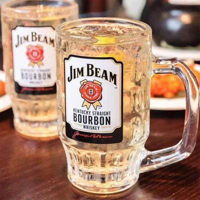 짐빔 하이볼잔 300ml 위스키 얼음 맥주잔 유리컵 R032