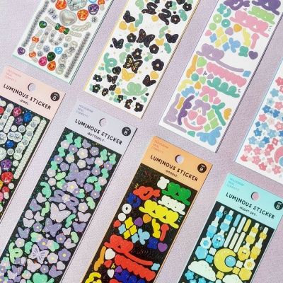 루미너스 스티커 (4디자인 1세트)