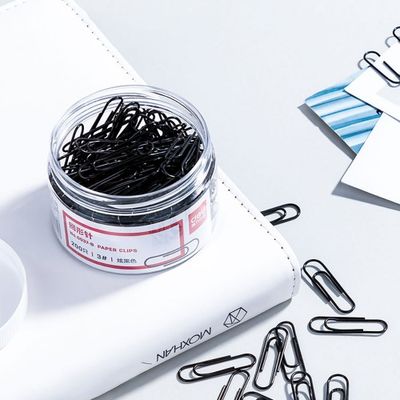 [꿈드림22] 델리 블랙 페이퍼이지클립 200pcs 0037-B