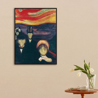 [더벨라] 뭉크 - 불안 Anxiety 모던프레임 캔버스액자