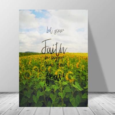 황금 해바라기 꽃사진 액자