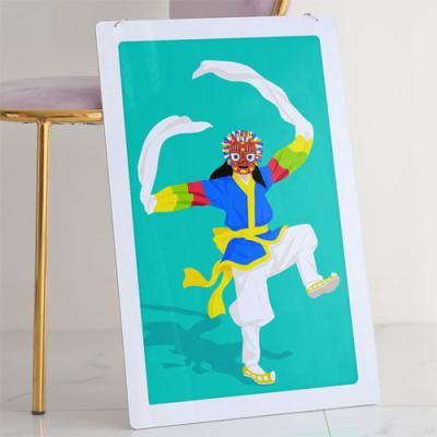 nv805-행잉액자_선이아름다운한국무용(사각세로대형)