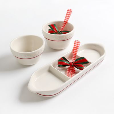 시라쿠스 쉐난고 카디날 1인 미니볼 식기세트 3p