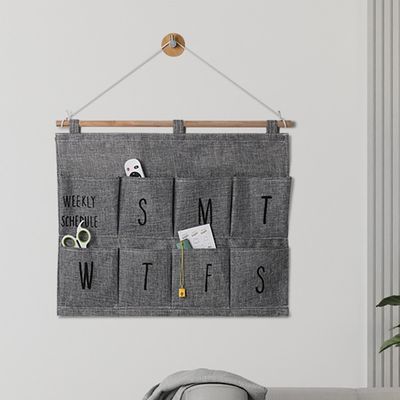 패브릭 다용도 현관 거실 수납함 인테리어 8칸 포켓