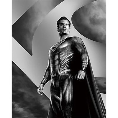 보석십자수 DC코믹스 슈퍼맨 블랙 캔버스 40x50
