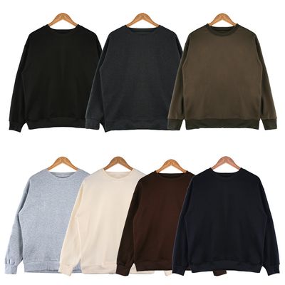 남성 댄디 패션 데일리 몰링 기모 맨투맨티셔츠