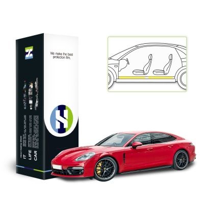 포르쉐 파나메라 GTS 2019 PPF 필름 도어스텝 세트