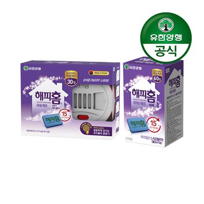 해피홈 New 파워매트형 전기훈증기+리필 30매+60매