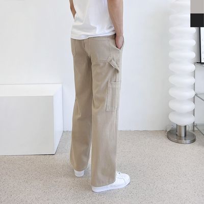 남자 빅사이즈 세미 와이드 포켓팬츠 남성 데일리