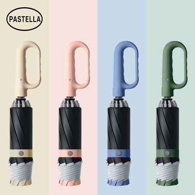 PASTELLA 버클형 3단 자동 거꾸로 암막 양우산 PS12