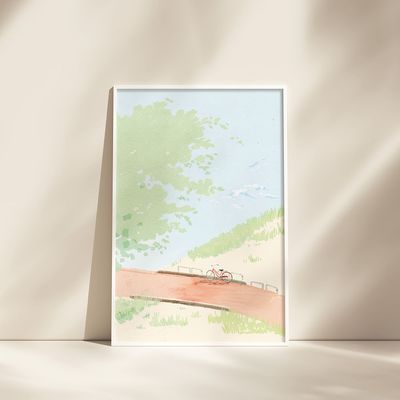 반짝이는 자전거, 황예나 작가 그림