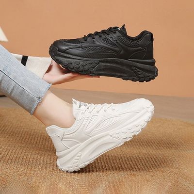 여성 베이직한 키높이 패션 끈 운동화(WF5C719)