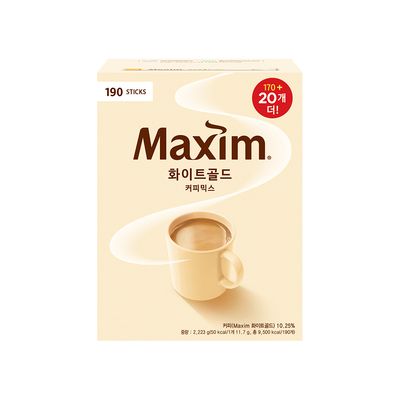 맥심 화이트골드 커피믹스 190T