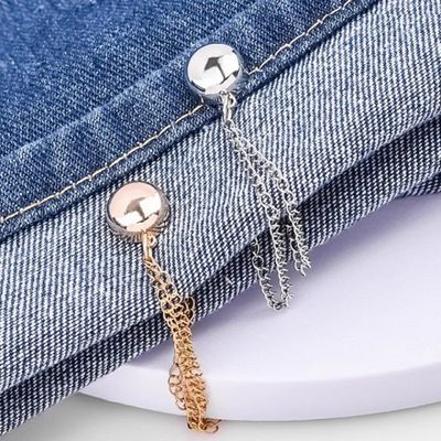바지 밑단 고정 자석 바지기장 줄이기 체인