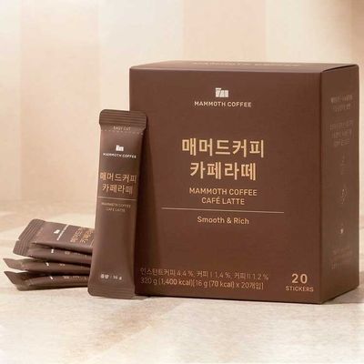 [매머드커피] 카페라떼 20개입