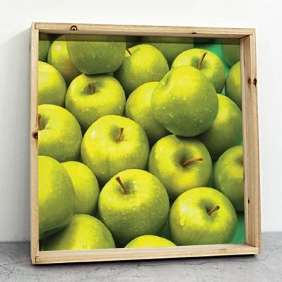 af572-우드프레임액자_풍요로움의상징풋사과