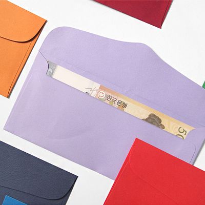 색지 용돈봉투 50장입