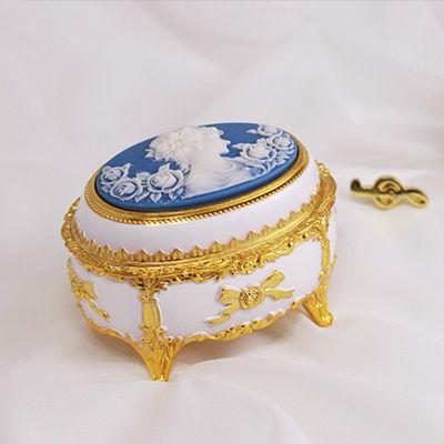 까메오 원형 오르골 보석함(AH-072) AH-072