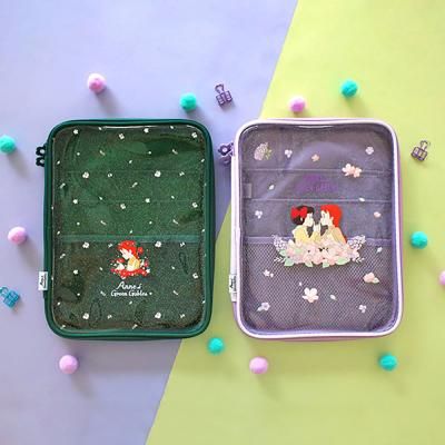 빨강머리앤 귀여운 PVC 노트북 파우치 11인치