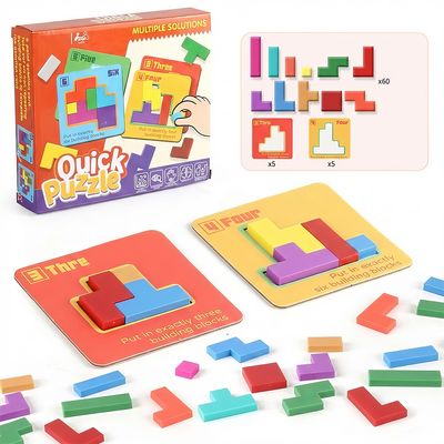 땡땡땡스피드 퍼즐 60pcs 카드10 보드게임 B1724