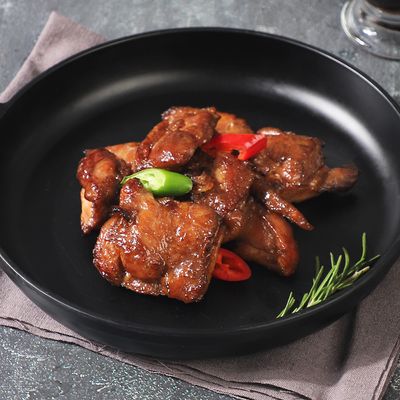 [한솔닭갈비] 통닭다리 순살 간장닭갈비 600g x 4팩