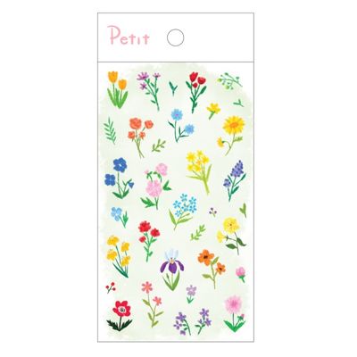 PD906 컬러플라워 믹스 봄 꽃 시즌 스티커