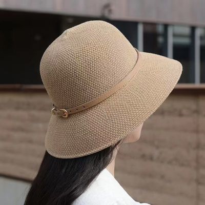 데일리 클로슈(브라운) 페도라 여름모자