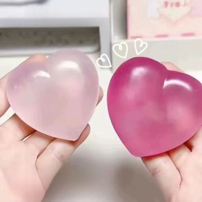 색변화 하트 말랑이 슬랑이 스퀴시 스트레스볼 커플