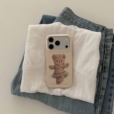 hula bear 디자인 [하드 폰케이스]