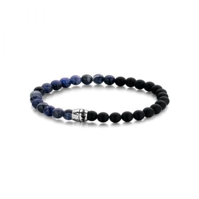 [프랭크1967] 바스토 원석팔찌 블루블랙 7FB-0411