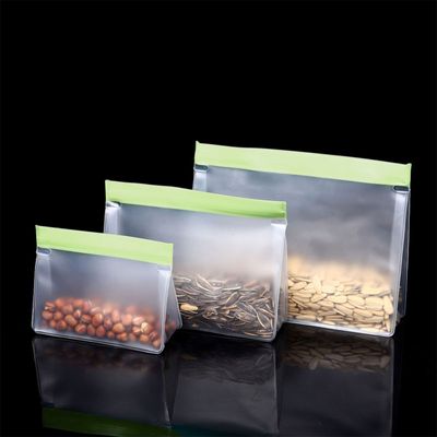 재사용 지퍼백 S 2중밀폐 스탠딩 반투명 지퍼백 N764