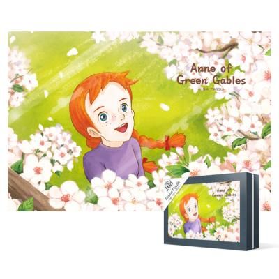 108피스 직소퍼즐 - 빨강머리앤 벚꽃(미니)케이스액자