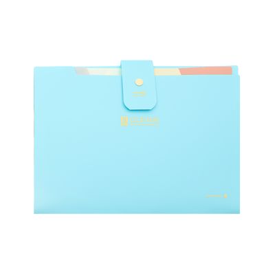 클레버 8분류 간편 도큐멘트화일(민트) 아코디언화일