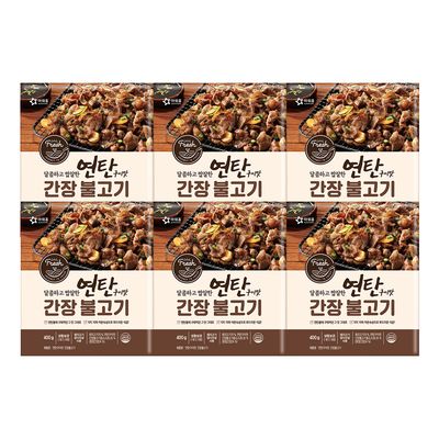 아워홈 연탄구이맛 간장 불고기 400g 6팩