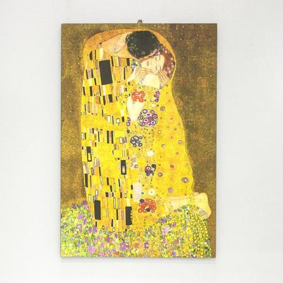명화액자 클림트 키스 60x40 거실인테리어 kisn022